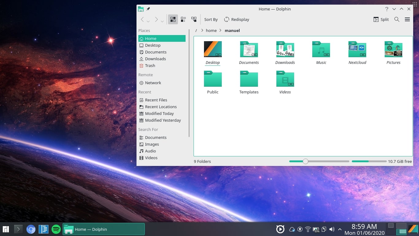 Hello, Manjaro KDE!