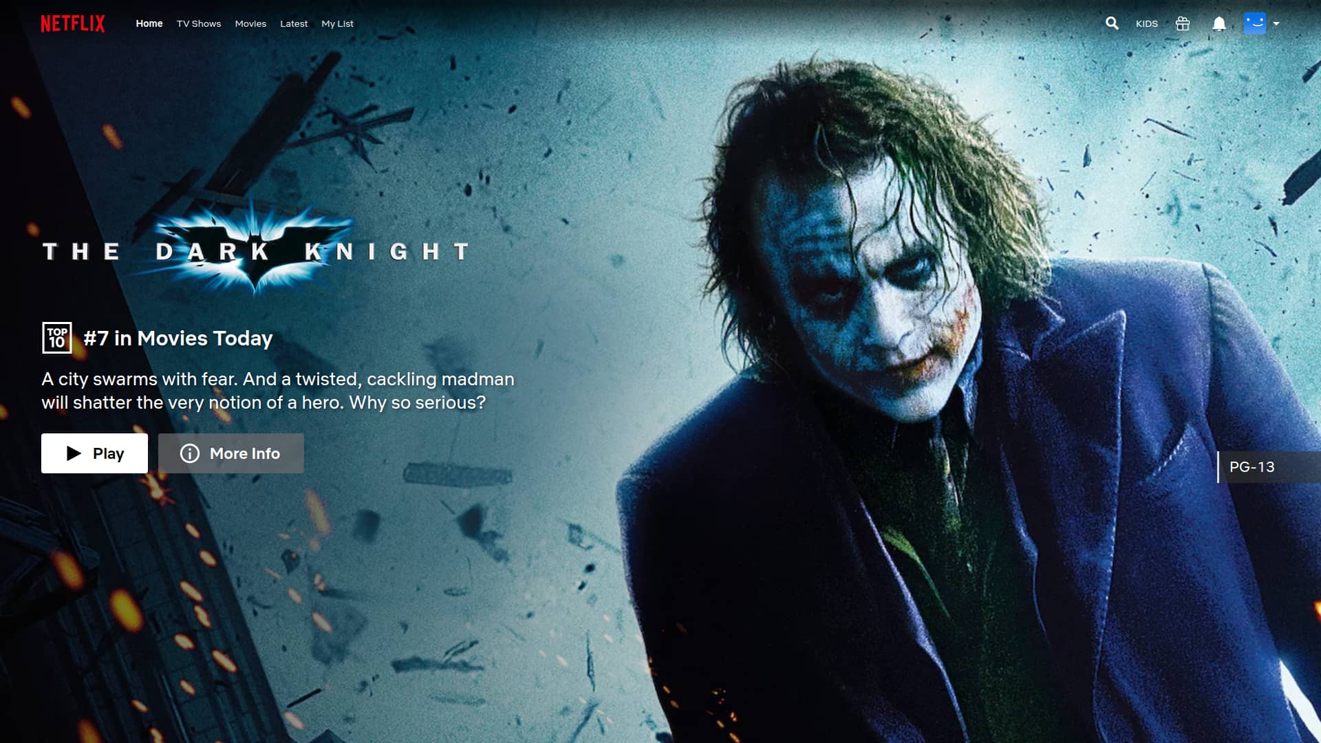 The Dark Knight returns to Netflix
