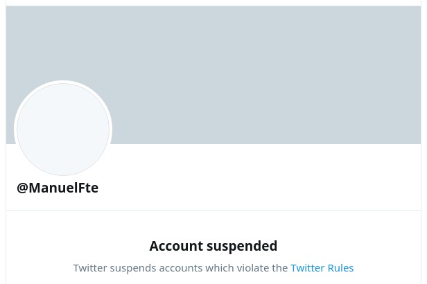 Update: Twitter suspended my account for reporting on its censorship about Trump
